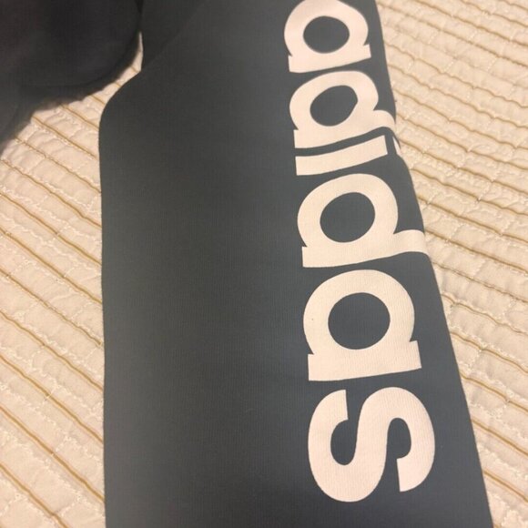 Adidas Women's Black Full Zip Hoodie Logo Sweatshirt Long Sleeve Size M - Picture 3 of 5